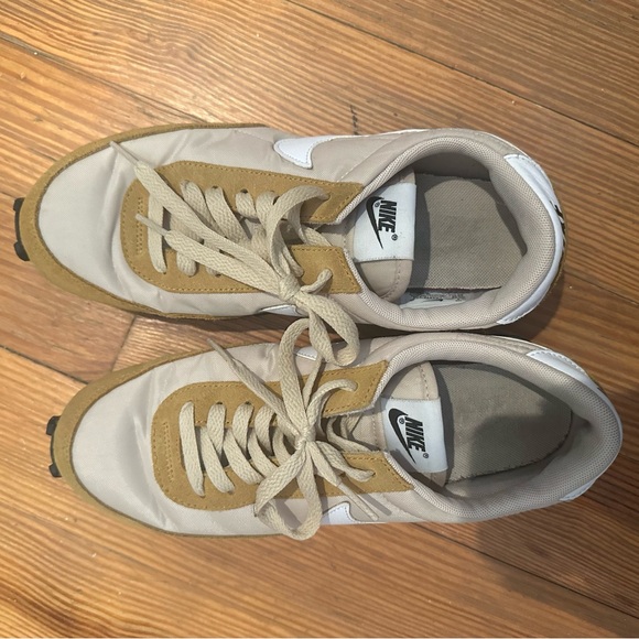 Nike Tan and White Retro Sneakers - Picture 4 of 4